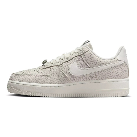 Nike Air Force 1 07 Premium Safari Phantom-Met Silver Womens Sz 10 [FV6519-001]